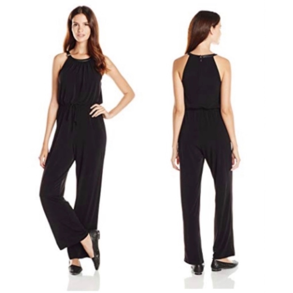 Calvin Klein halter drawstring jumpsuit size 6